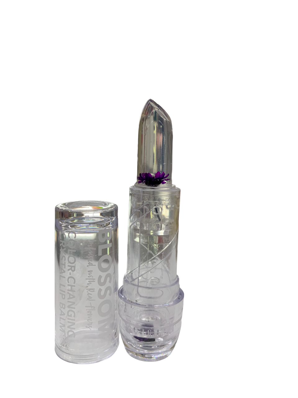 Blossom Color Changing Crystal Lip Balm Purple